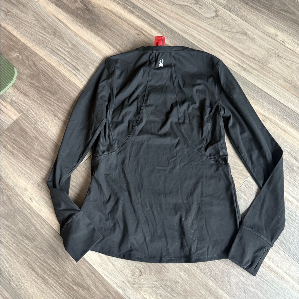 Spyder Black Fitted Long Sleeve Tee - Picture 6 of 6